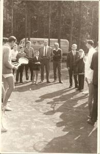 Mecz druzynowy korty w Swidniku 1966